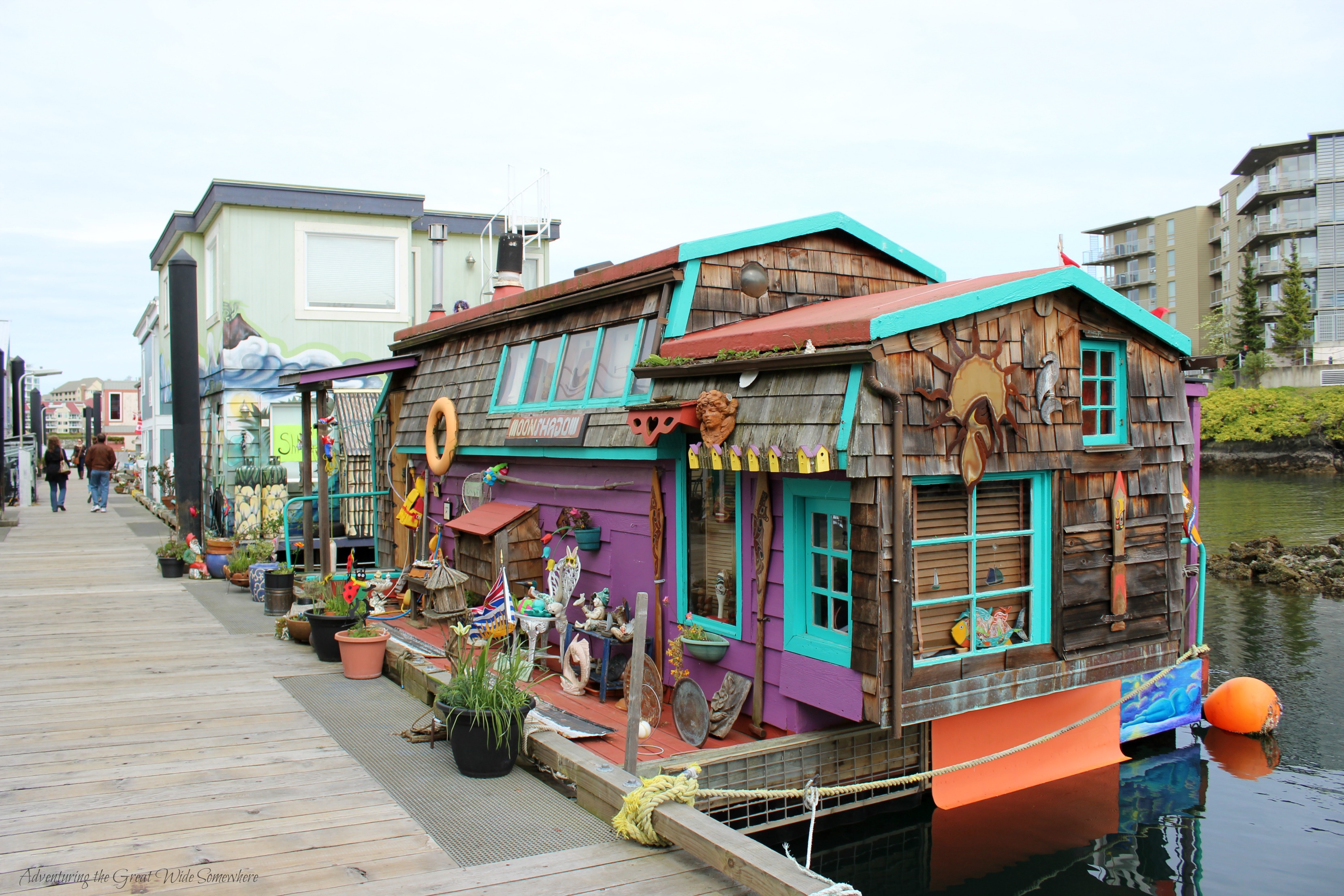 Victoria's Floating Home Village is Made up of an Assortment of Eclectic House Boats and Businesses