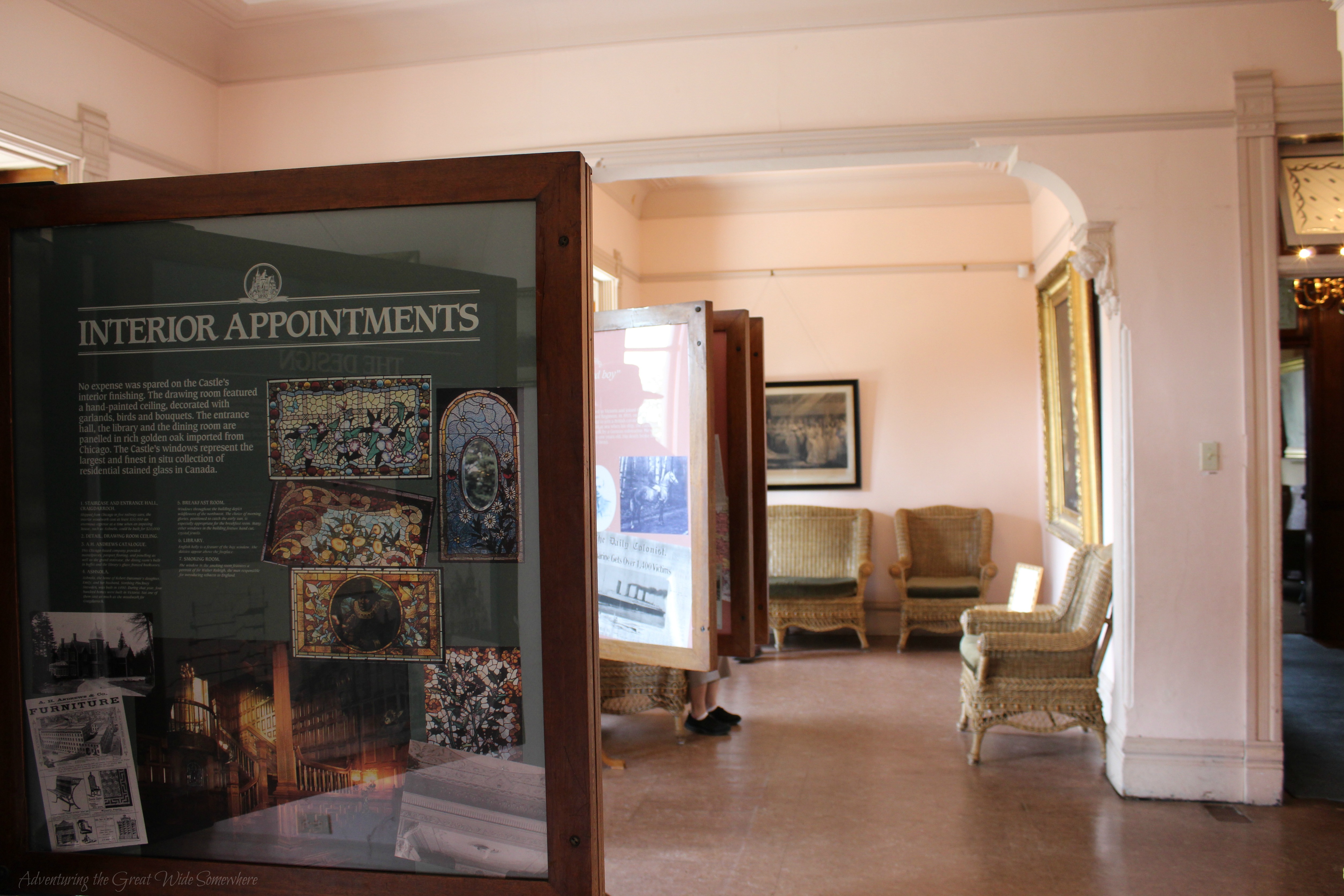 A Room Dedicated to Showcasing the History of Craigdarroch Castle